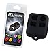KEYGUARDZ Black Rubber Keyless Entry Remote Key Fob Skin Cover Protector