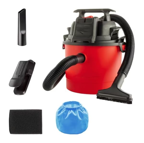 Photo 1 of 2.5-Gallon Corded Wet/Dry Shop Vacuum – Compact Design with Accessories Included for Home, Garage, and Workshop Cleanup