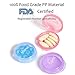 Opret Small Pill Box (3 Pcs), Cute Pill Case Portable for Pocket Purse Briefcase Travel Pills Box Medicine Storage Container Earplug Case (Rose&Blue&Purple)
