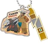 Pokemon Black and White Metal Gym Leader Collection Key Chain - Quake Badge with Clay Excadrill