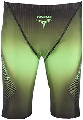 iMaySon(TM) Mens Professional Swimming Shorts Soft Underwear Training Trunks Briefs (Color Green Size XXL)