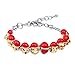 Bracelets for Teen Girls MANBARA Beaded Bracelet Cute Emoji Charm Bracelet for Kids Adjustable Length Heart Enamel Faces Christmas Birthday Jewelry Gifts