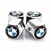 Anti-theft Metal Car Tire Stem Air Valve Caps For BMW Emblem Decoration (B)