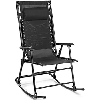 gravity zero chair sunshade backyard glider garden outdoor headrest comfortable rocking armrest canopy rocker folding lawn patio deck fabric furniture