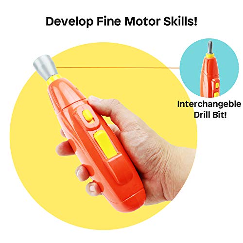 Boley Builders Electric Screwboard STEM Toy for Kids, Toddlers Toy