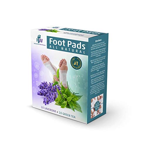 Natural Foot Pads, Metatarsal Pads for Women and Men | Get on The Wagon with Clean Foot Health, Cleans Out !! – 20 Pcs