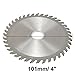 uxcell 40T 4 inches x 20mm Silver Tone Carbide Circular Slitting Saw Cutter