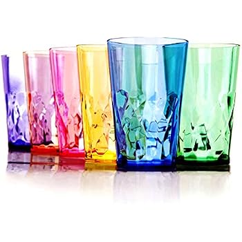 colorful drinking cups