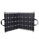 Upgraded Sunpower Solar Panel 5.5A 18V 100W Portable Foldable Solar Panel Charger for Outdoors , Hunting, Hiking, Camping, Fishing, RV,Boat
