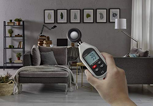 Voltcraft Mini Luxmeter LX-10, Dark/Light Grey, Light Meter, Illuminance, Lighting, Lux, Foot-candle (fc) - Thumbnail 4
