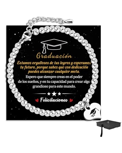 SUNSH Gifts for Graduation, Gifts for Women, Graduation Bracelet Ladies, Graduation Bracelet Women, Graduation/Christmas/Adult/Encouragement Gift for Daughter/Sister/Granddaughter