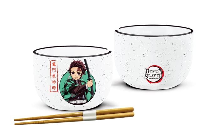 Just Funky Demon Slayer Ramen Bowl and Chopsticks