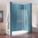 Mecor Frameless Hinged Shower Door 44