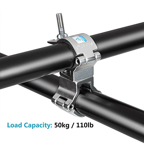mountain ark 5 Pack DJ Truss Swivel Clamp And Turn As Needed Two 360 Degree Clamps fit Pipe 32-35mm F24
