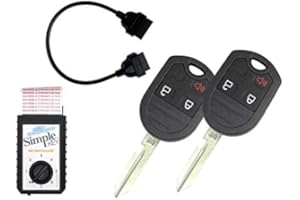CAR KEYS EXPRESS Simple Key Programmer Bundle with Key(s) and Cord - Designed for for Ford and Lincoln Vehicles: Program Key Yourself