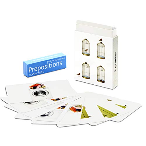 Picture My Picture Prepositions Flash Cards: 40 Positional Language Photo Cards