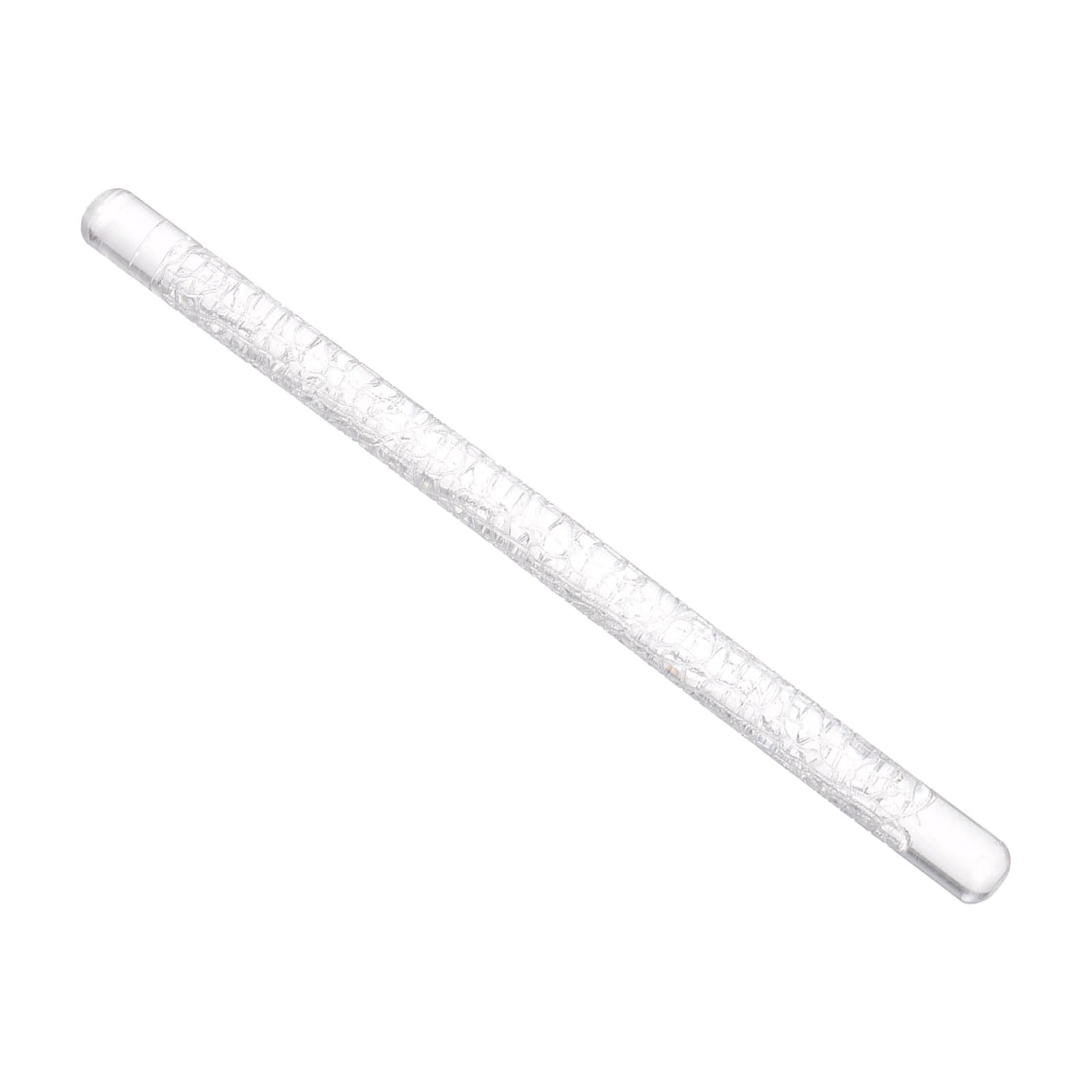 CoCud Acrylic Rolling Pin, 6.3" Length, Acrylic Reticulate Pattern Non-Stick Surface Textured Baking Roller - (Applications: for Baking Pastry Bread Making)