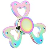 101Bsboy Toy Dazzle Fidget Spinner - Ultra Fast Bearings - EDC Finger Focus Toy - for Kids Adults Autism Stress Reducer (Heart)