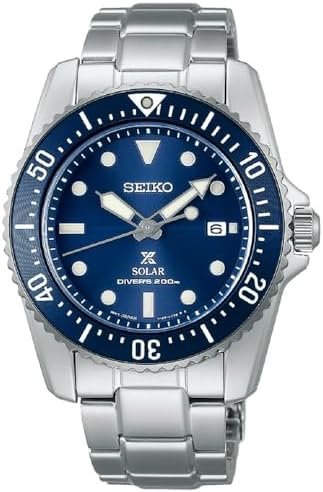 Amazon.com: Automatic Blue Sunburst Dial Diver's Watch, 200M