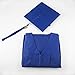 COKOSIM Unisex Adult's Matte Graduation Gown Cap Tassel Set 2019 for High School and College Ceremony,Royal Blue Size 48