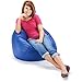 X Rocker 96700 Standard Black Bean Bag Chair (Stadium Blue)