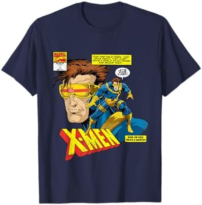 Amazon.com: Marvel X-Men Cyclops Retro Neon Triangle Graphic T