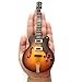 SL Mini Guitar Model Miniature Electric Guitar Toy Music Instrument Sunburst Dollhouse Model Home Decoration