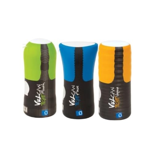 Vulcan Tight Mouth, Anus, & Vagina Male Masturbation Sleeves 3 Pack image