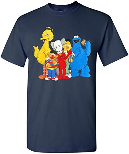 KAWS-X-Sesame-Street Family T-Shirt