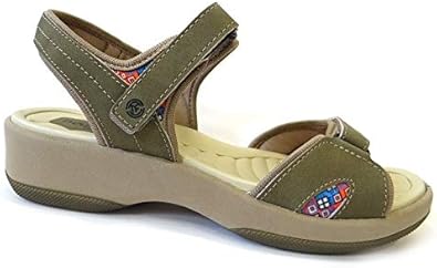 SANDALIA PAPETE COURO CONFORT 38203 - NEW FACE 10A - OLIVA | Amazon.com.br