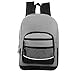 17 Inch Wholesale Classic Sport Backpacks in 4 Assorted Colors - Bulk Case of 24 Bookbags