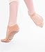 Shashi Nude Glitter Mesh Non Slip Ergonomic Socks Pilates Barre Ballet Yoga Nude Medium / 8-10