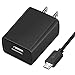 Rapid USB Wall Charger with 5FT Long Cable Compatible Amazon Kindle 2, 3, 4, Kindle Fire 7, HD 8, HD 10, Fire 7, Fire HD 8 Kids Editio, Kindle Touch, Kindle Dx