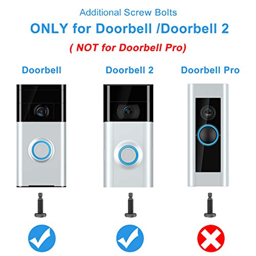 QIBOX Screwdriver Compatible with Ring Doorbell, Replacement Security Screws Compatible with Ring Video Doorbell & Doorbell 2