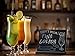 Mini Chalkboard Signs Double-Sided incl. 6 Colored Chalks + Eraser + BONUS E-BOOK!! Farmhouse Rustic Decor, Wedding Sign, Bar, Baby Shower, Restaurant, Cafe, Buffet Food Labels, Kitchen 5