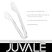 Stainless Steel Salad Kitchen Tongs - Buffet Tongs for Home Cooking, Picnic, Outdoor BBQ and More - 2.5 x 9.75 Inches
