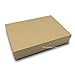 TheDisplayGuys - 25-Pack #53 Kraft Paper Cardboard Gift Boxes/Jewelry Cases w. Cotton Padding & Lid - Kraft Brown - (5.4