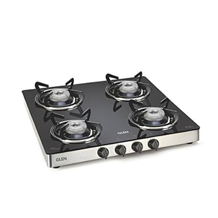 Glen 4 Burner Glasstop Gas Stove