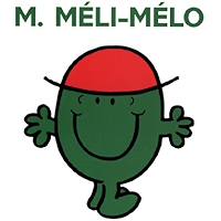 Monsieur Méli-Mélo (Collection Monsieur Madame) (French Edition) book cover