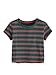 SweatyRocks Womens Tie Dye Letter Print Crop Top T Shirt,Striped  1,Medium =S