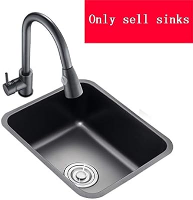 Kitchen Sinks Kitchen Sink Black Large Capacity Single Bowl Sink