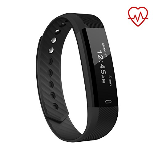 [- Fitness Tracker, OMORC Activity Tracker Heart Rate Monitor Watch Smart Bracelet with Sleep Monit