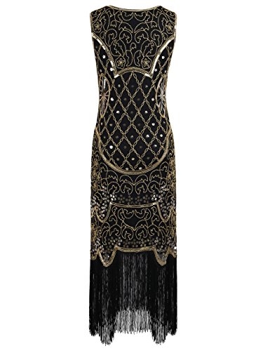 great gatsby fringe dress