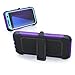 Galaxy S7 Edge Case, ToughBox® [Armor Series] [Shock Proof] [Purple | Aqua] for Samsung Galaxy S7 Edge Case [Built in Screen Protector] [Holster & Belt Clip] [Fits OtterBox Defender Series Clip]