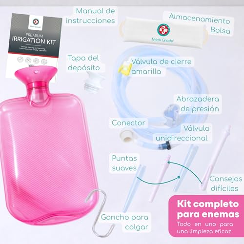 Medi Grade Enema Irrigation Kit Pink