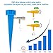 Plant Waterer, Self Watering Spikes, Plant Watering Devices With Slow Release Control Valve Switch, Automatic Vacation Drip Watering Bulbs Globes Stakes System For Indoor & Outdoor Plants (12 pack)