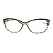 Clear Lens Glasses With Bifocal Reading Lens Womens Rectangular Cateye