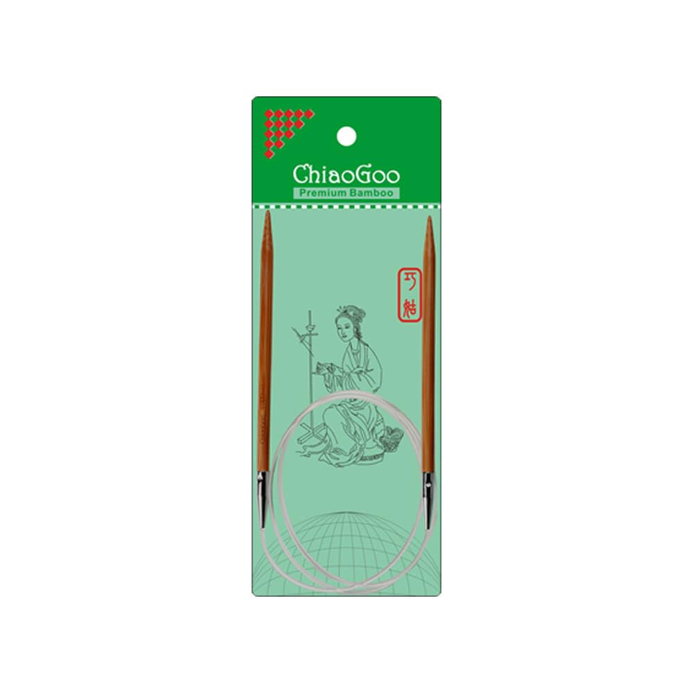 ChiaoGoo Circular Needle Bamboo 100cm 6.00mm Patina - 1pc
