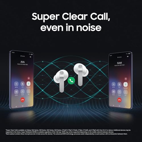 Samsung Galaxy Buds4 Pro, Black (CAD Version & Warranty) - New Fit, Two Way Speaker, Adaptive ANC, AI Assistant