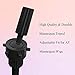 HOOMBOOM Mannequin Head Stand - Mannequin Block Head Holder Metal Adjustable Tripod Stand Holder for Training Head (Mannequin head tripod stand 1)